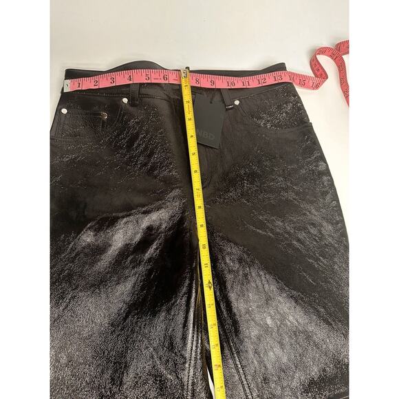 NBD Men’s Or Women’s Black Leather Pants New With Tags And Straight Legs - Picture 6 of 10